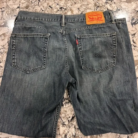 Levi's Men's Dark Gray Straight Jeans - Picture 5 of 5